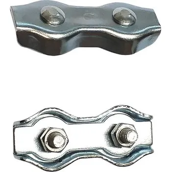 Lany Lanová svorka dvojitá DUPLEX 6mm ZN