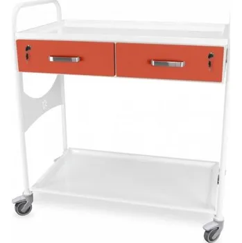 VÍCEÚČELOVÝ LÉKAŘSKÝ VOZÍK JUVW1 Barva: Červená