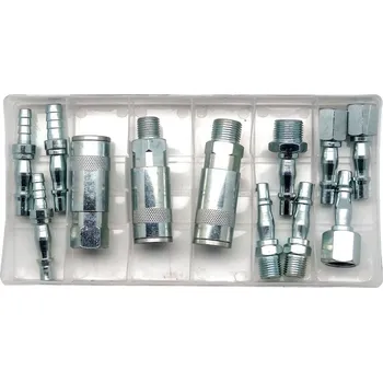 Sada nářadí Sada adaptérů 12-ti dílná pro vzduchové nářadí , konektory-EU , WELZH (Welzh Werkzeug)