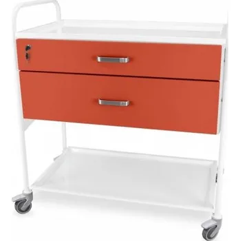 VÍCEÚČELOVÝ LÉKAŘSKÝ VOZÍK JUVW3 Barva: Červená