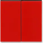 Kryt dělený ABB Levit 3559H-A00652 65 červená/kouřová černá