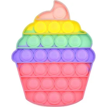 POP IT Fidget Popit koláček duhový