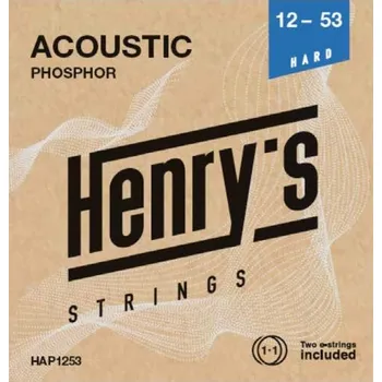 Struna pro kytaru a smyčcový nástroj Henry`s HAP1253 Acoustic Phosphor - 012“ - 053“