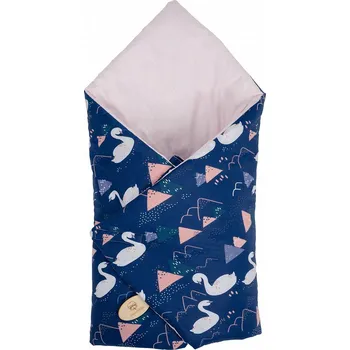 Zavinovačka Maceshka Zavinovačka Basic tisk Labutě tm. modrá