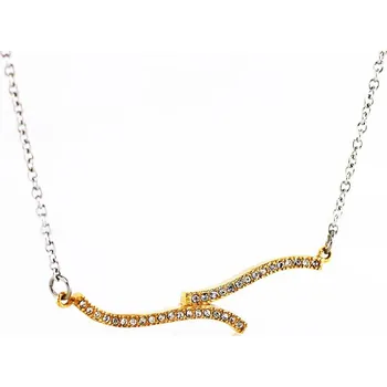 Souprava šperků MPM Ocelový náhrdelník z chirurgické oceli Necklace 7719, Gold