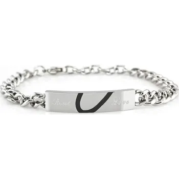 Souprava šperků MPM Ocelový náramek z chirurgické oceli Bracelet 7798, Silver