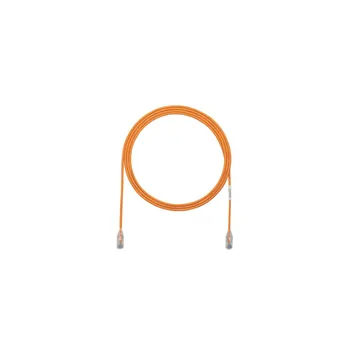 Síťový kabel UTP28SP0.2MOR Propojovací kabel RJ45/RJ45, U/UTP, kat. 6, 0,2m, oranžový, AWG28