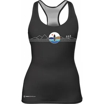 Tílko dámské elastické PADDLEBOARDING BLACK - velikost: 38