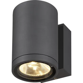 Nástěnné svítidlo SLV 1003423 Enola Round M, venkovní nástěnné svítidlo, LED 10W 3000/4000K, antracit, výška 16cm, IP65
