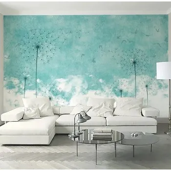 Fototapeta Solution Media 3D tapeta - Modrá pampeliška MU3570 6 - Samolepící tapeta - 380-450g/m2