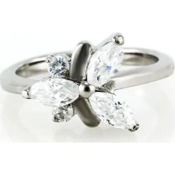 Souprava šperků MPM Prsten z chirurgické oceli Ring 7812, Silver, size 50