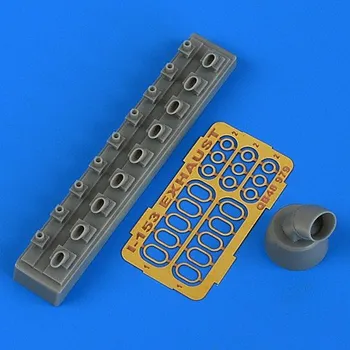 Plastikový model Quickboost 1/48 I-153 Chaika exhaust (ICM)