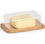 Dóza na máslo s bamusovou deskou, 19 x 12 cm, ZELLER