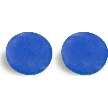 Náušnice Eggo Angel dámské kožené náušnice Modrá