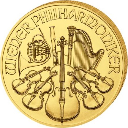 Zlatá mince 100 EUR Wiener Philharmoniker 1 Oz