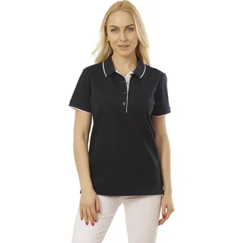 Dámská košile COTTON Polokošile NORMA LADY 240g, různé barvy Velikost S black/silver