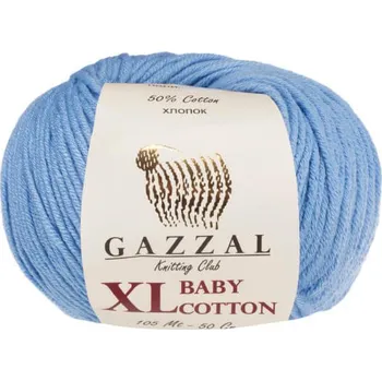Příze Příze Baby Cotton XL Gazzal 3423 světle modrá Výrobce
