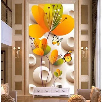 Fototapeta Solution Media 3D tapeta - Papel De Parede MU338 4 - Slámová textura - Vliesová tapeta - 300g/m2