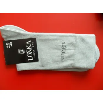 Pánské ponožky DEOLIVER-pánské ponožky LONKA světle šedé 43-45 (29-30) (značkové pánské ponožky z bavlny)