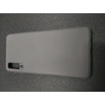 Pouzdro na mobilní telefon Silikonový obal na mobil Samsung Galaxy A7 2018 černá barva (Kryt, pouzdro gelové na mobil Samsung Galaxy A7 2018 černý)