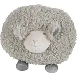 Plyšová hračka kudrnatá šedá velká ovečka 20cm - 22*20*17cm