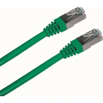 Síťový kabel Datacom 15804 patch FTP CAT5E, 0,5m, zelený DATACOM Patch kabel FTP CAT5E 0,5m zelený