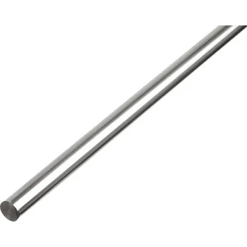 Stavební profil Alu profil kulatina přírodní, 6 mm, 1 m