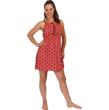 Dámské šaty Letní šaty na ramínka Kannika Arthit, červené, Sittar.cz UNI (odpovídá S/M)