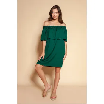 Dámské šaty Krátké španělské šaty SUK201 se vzory Barva: Zelená, Velikost: ONE SIZE