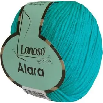 Příze Příze Alara 916 tyrkysová Lanoso