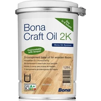 Olej na dřevo Bona Craft Oil 2K Popel 1,25L + dárek k objednávce nad 1000Kč