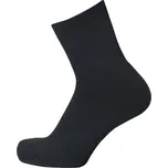 KNITVA Bavlněné froté ponožky ROBIN - 5 párů černá 37