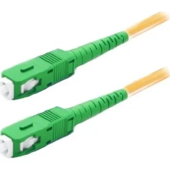 Kabel XtendLan FOP-SCASCA-S-1-9 FO patch SC/APC-SC/APC, 9/125 simplex, G.652d, LS0H, 1m