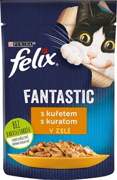 Krmivo pro kočku Felix Fantastic Adult s kuřetem v želé 85 g