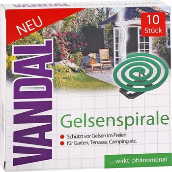 Přípravek proti hmyzu Vandal spirála proti komárům 10 ks