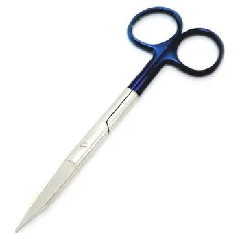 Nůžky Goldmann-Fox (se zoubky) rovné BL 13 cm E/M PAK K.T.S. 11233