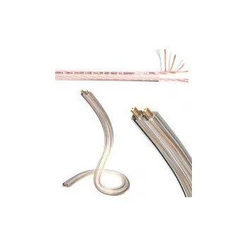 Příslušenství ke zvukové technice Repro kabel:Eagle Silverline LS Transparent 2x2,5 / 1metr