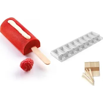 Forma na pečení Forma SteccoFlex na výrobu MINI nanuků Chic, sada 16 nanuků s platem Sleva 327Kč