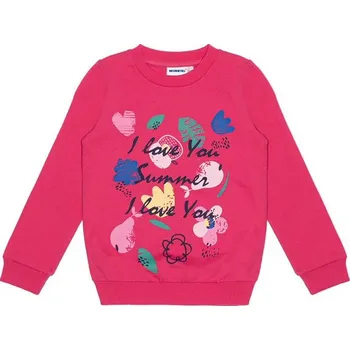 Dívčí mikina Dívčí mikina - Winkiki WKG 11042, růžová sytě Barva: Růžová sytě, Velikost: 116