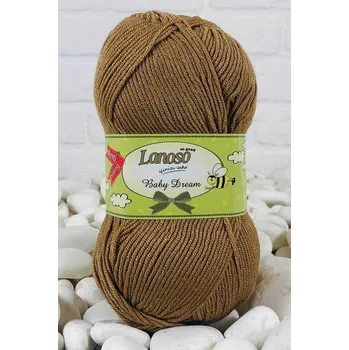 Příze Příze Baby Dream 907 světle hnědá Lanoso