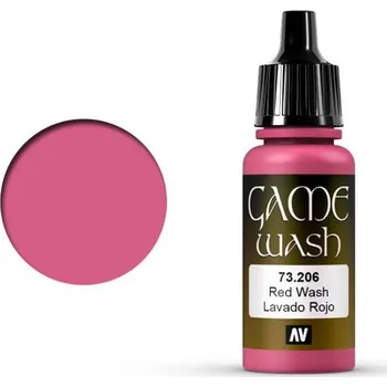Modelářská barva Vallejo Game Color 73206 Red 18 ml