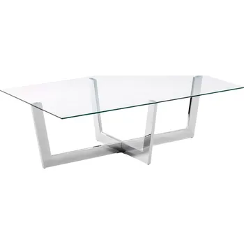 Konferenční stolek Skleněný konferenční stolek Kave Home Plam 120 x 70 cm