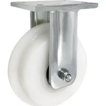 Pojezdové kolečko Plastové kolo s nákolkem ve vidlici 143 mm