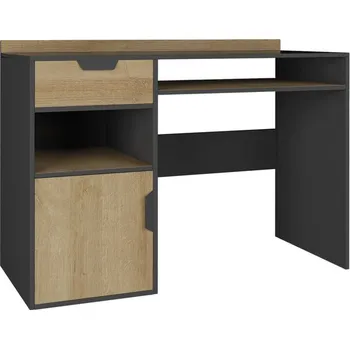 Dětský stůl Nábytek PEGAS s.r.o. Psací stůl NANO - NA9, grafit+dub rivera