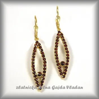 Náušnice bílé zlato