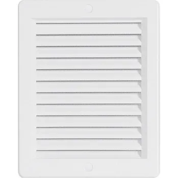 Větrací mřížka HACO Mřížka 150x200 s rámečkem pro zazdění bílá