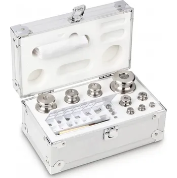 Dílna Sada zkušebního závaží Kern 1 g - 1 kg, OIML F2, hliníkový kufr, s možností akreditované kalibrace