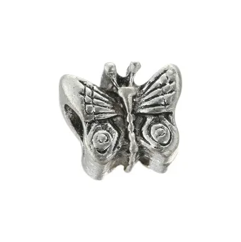 Korálek Korálek kovový Motýl, motýlek - TOPBEADS