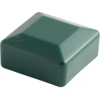 Příslušenství pro plot Čepička PVC 80x80 mm, zelená