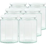 Mäser Breech hranatá zavařovací sklenice s Twist víčkem 270 ml 6 ks